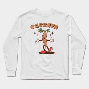 cassava vintage cartoon Long Sleeve T-Shirt